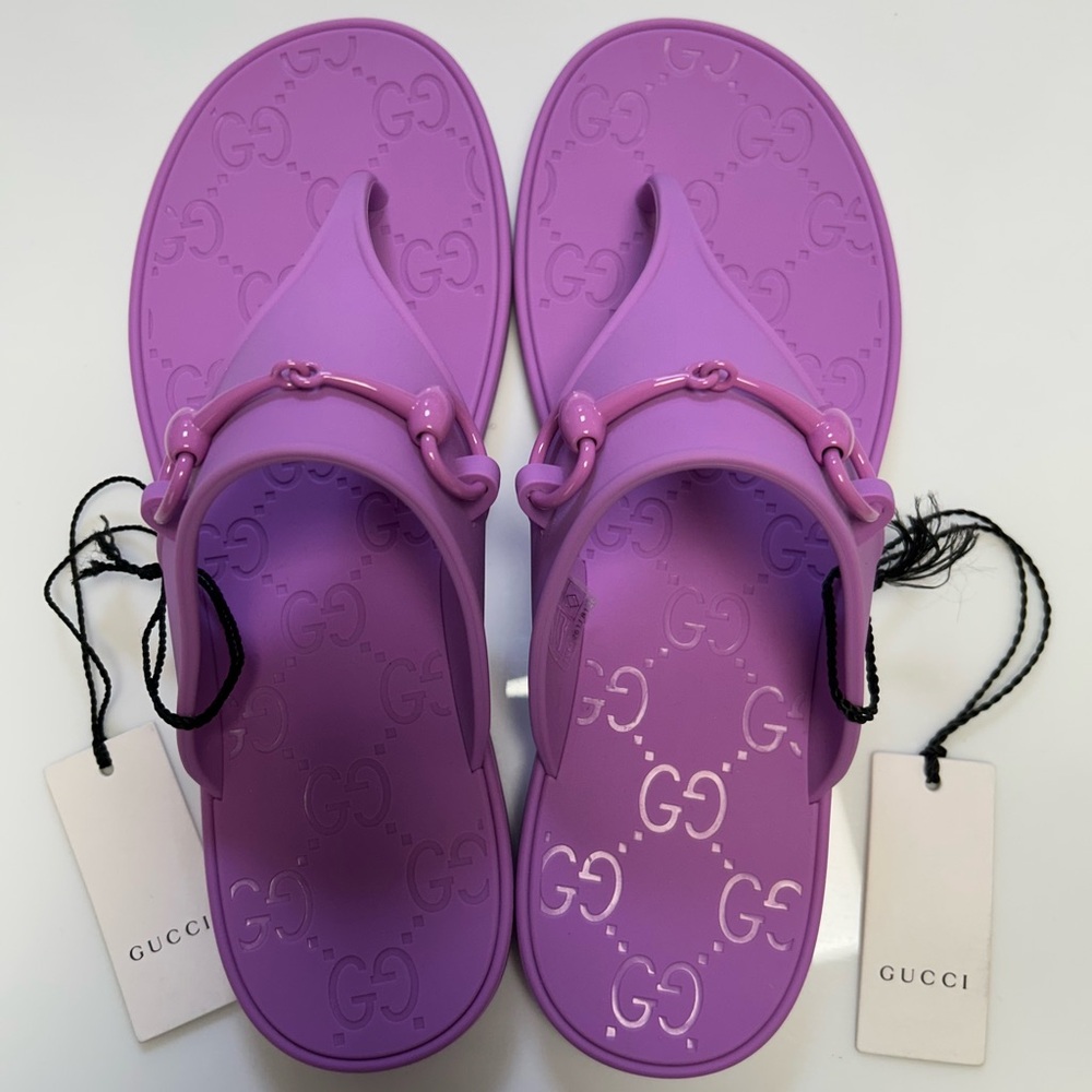 Gucci Rubber Sandals